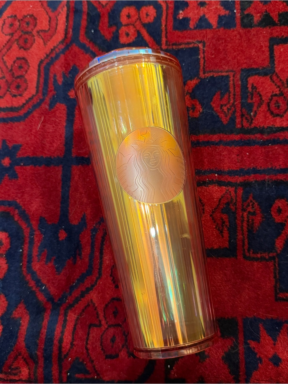 Iridescent dome Starbucks cup